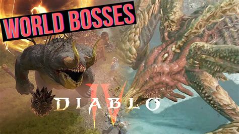 Diablo 4 World Bosses Youtube