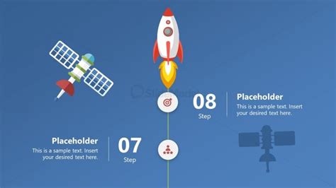 Rocket Timeline Presentation Space Slidemodel