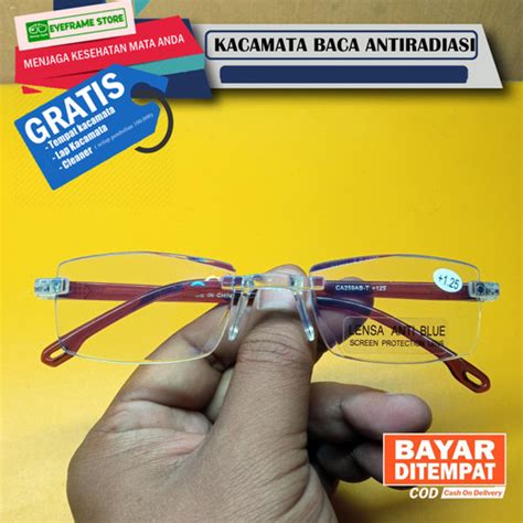 Jual Kacamata Baca Fremlees Kaca Plus Lensa Baca Model Bor Pria Dan Wanita Kota Yogyakarta