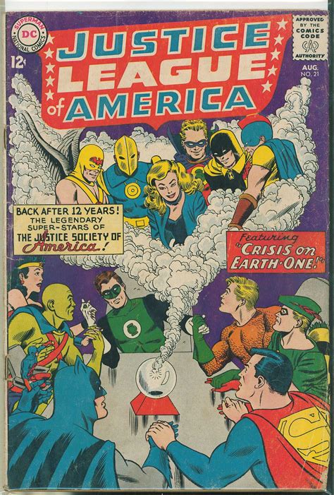 Justice League Of America 21 The First Ever Crossover Of Earth 1s