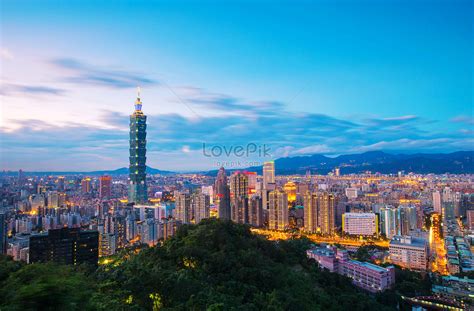Night View Of The 101 Building In Taipei Taiwan China Picture And Hd