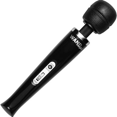 Wand Essentials Rechargeable 8 Speed 8 Function Wand Massager 12 5 Black