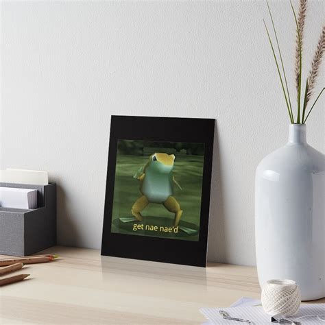 Get Nae Nae D Dancing Frog Meme Art Board Print By Hammondhogan859 Redbubble
