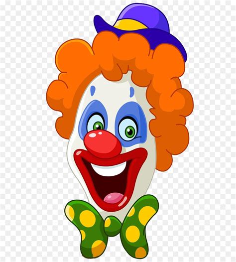Clown Face Clip Art Funny Cartoon Clown Png Download 6061000