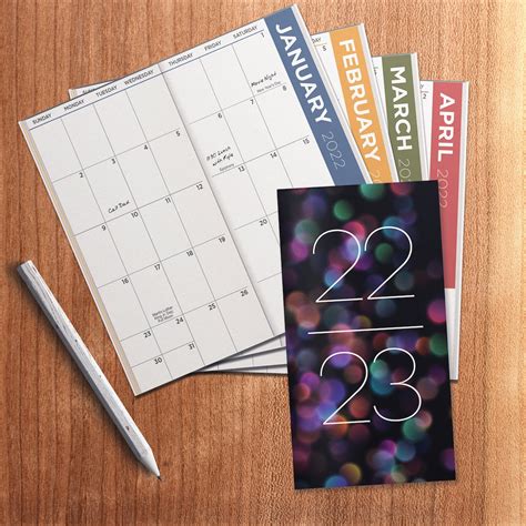2022 2023 Year In Focus 2 Year Small Monthly Planner 35x65 Etsy