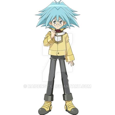 An Anime Character With Blue Hair And Black Pants Holding A Cup In His Hand
