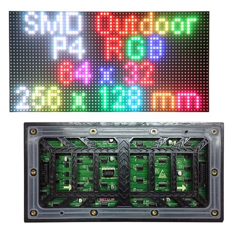 P4 Outdoor Full Color Led Display Module Smd 3 In 1 Rgb Led Unit Panel