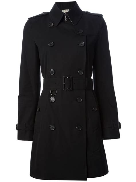Burberry Balmoral Trench Coat In Black Lyst
