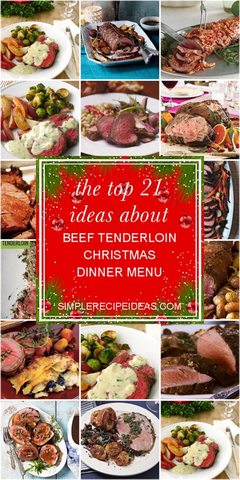 Christmas dinner rosemary peppercorn beef tenderloin roast pizzazzerie from i made this tenderloin for christmas dinner. The top 21 Ideas About Beef Tenderloin Christmas Dinner Menu - Best Recipes Ever