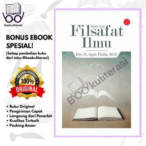 Jual Buku Ajar Filsafat Ilmu Shopee Indonesia