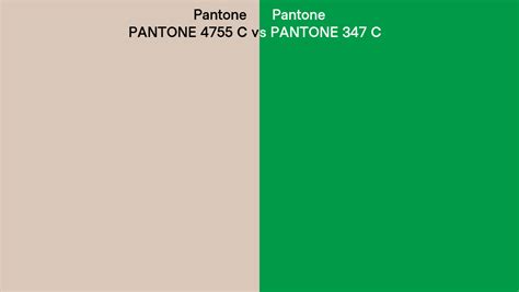 Pantone 4755 C Vs Pantone 347 C Side By Side Comparison