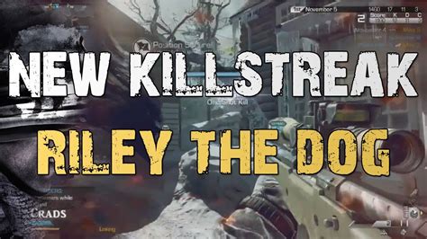 Call Of Duty Ghosts Riley The Dog New Killstreak Youtube
