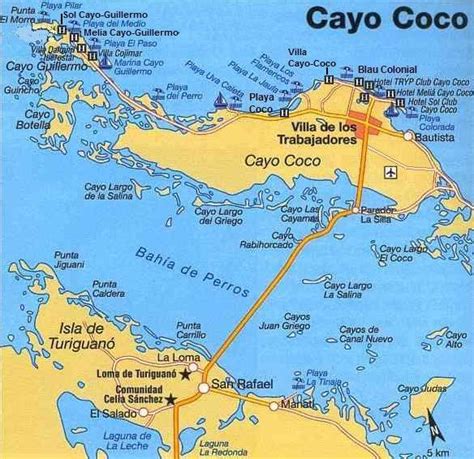 Map Of Cayo Coco Verjaardag Vrouw 2020