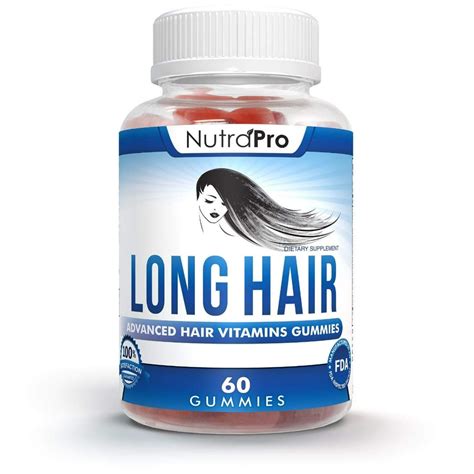Long Hair Gummies Anti Hair Loss Supplement For Fast Hair Growth Of Weak Thinning Hair By