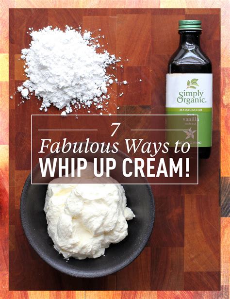 7 Ways To Turn Whipped Cream Into The Best Dessert Ever