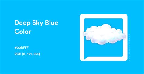 Deep Sky Blue Color Hex Code Is 00bfff