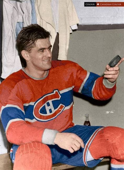 Maurice Richard Lors Des Séries De 1965 Montreal Hockey Montreal