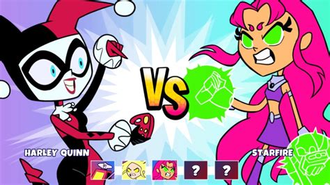 Teen Titans Go Jump Jousts 2 Harley Quinn Gets One Over On Starfire