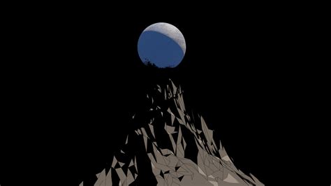 2560x1440 Black Mountains Vector Minimal Art 1440p Resolution Wallpaper