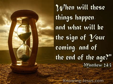 49 Bible Verses About Signs Of The End Times