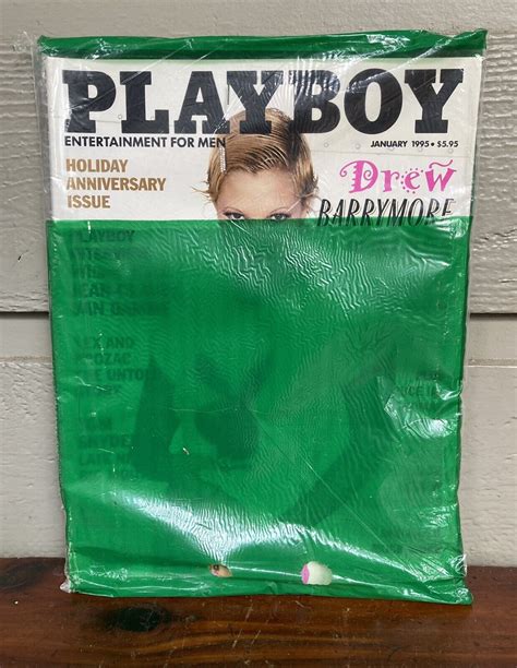 Mavin Vintage Playboy Magazine Unopened Sealed Drew Barrymore January