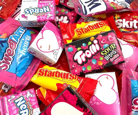 Buy Valentines Day Party Candy Assortment Twizzlers Sweetarts Hearts Nerds Trolli Starburst