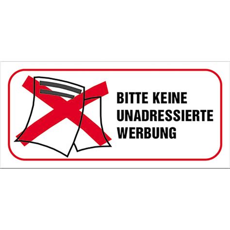 Dafür ist der zusatz keine handzettel, keine wurfsendungen, keine kostenlosen zeitungen und wochenblätter notwendig. Bitte Keine Werbung Aufkleber