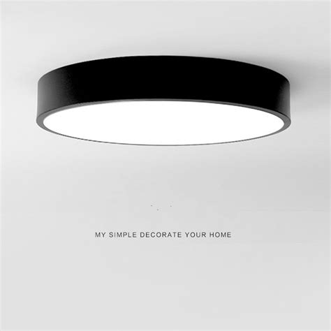 China round ceiling lights led for bedroom fashion design with module photos pictures made in com. Surface Mounted Led Ceiling Light Black Round Square ...