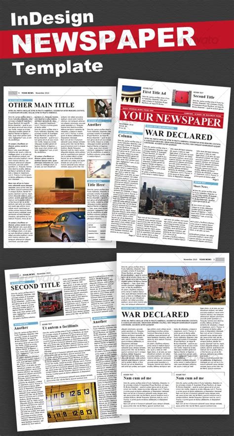55 Best Newspaper Templates In Indesign And Psd Formats Layerbag