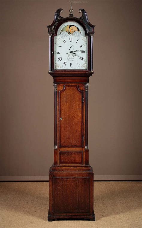 Antiques Atlas Georgian Welsh Oak Longcase Clock C1800