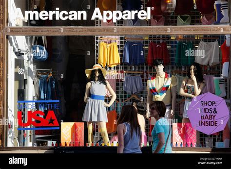 Clothing store, Newbury Street, Boston, Massachusetts Stock Photo - Alamy