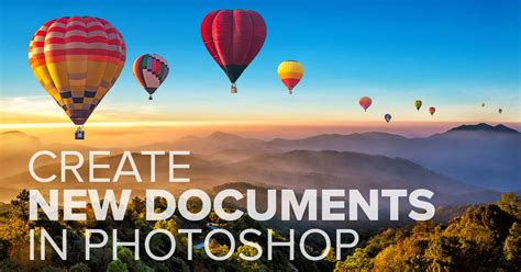 How to Create New Documents in Photoshop CC