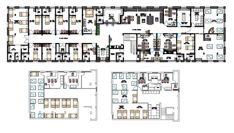 Best Dwg Drawing Small Hospital Design With Furniture Layout Autocad File Cadbull