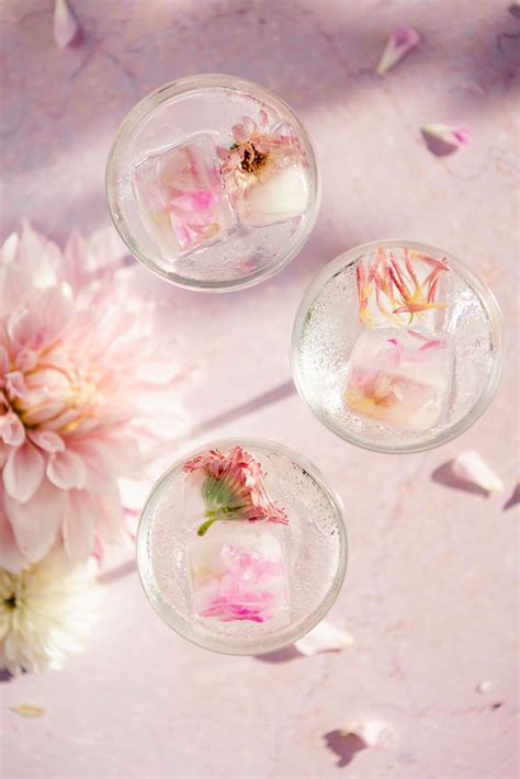 Edible Flower Ice Cubes Growing With Gertie