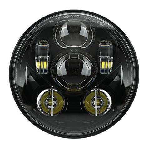 Led scheinwerfer 7 mit e und standlicht schwarz harley deluxe softail touring. 5.75" Daymaker LED Scheinwerfer für Harley Davidson ...