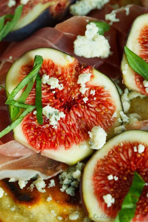Fig And Prosciutto Grilled Pizza Table For Two