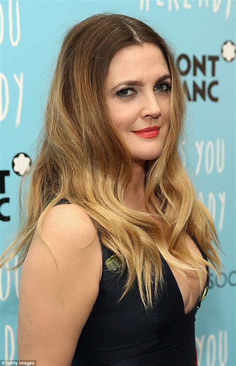 Drew Barrymore Shows Off Extreme Décolletage At Miss You Already Ny