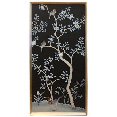 3060 Unframed Hand Painted Silk Wallpaper Etsy