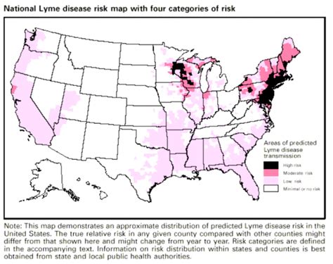 Lyme Disease Risk Map Age Management Boston