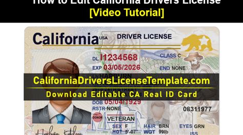 Blog California Drivers License Template Psd Fake Ca Id