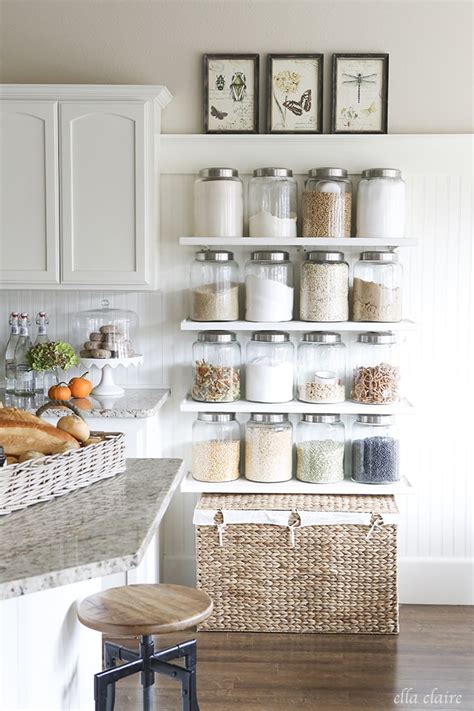 Our privacy policy can be found here.would you like to receive kitchen offer emails from diy kitchens? DIY Kitchen Jar Shelves Tutorial - Ella Claire & Co.