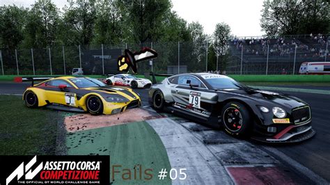Assetto Corsa Competizione Fails 05 Funny Moments Compilation YouTube