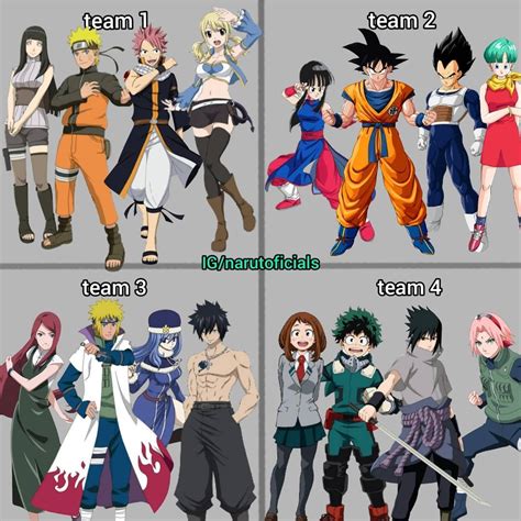 Naruto Uzumaki 100k🔐 On Instagram Which Team Would You Choose Which