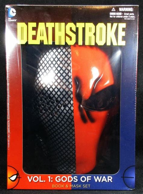 Dc Comics Deathstroke Gods Of War Tpb Book And Mask Set Newsealed