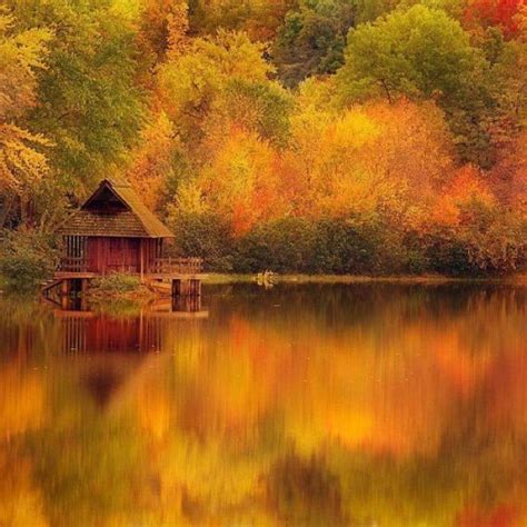 More Fantastic Autumn Colors Autumn Scenery Fall Pictures Water House