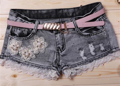 Lace Flowers Cowgirl Shorts On Luulla