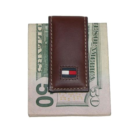 4.5 out of 5 stars. Mens Leather Square End Magnetic Money Clip by Tommy Hilfiger | Money Clips & Front Pocket ...