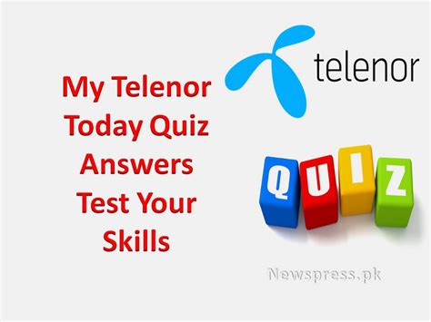 My Telenor Today Quiz Answers Test Your Skills News Press