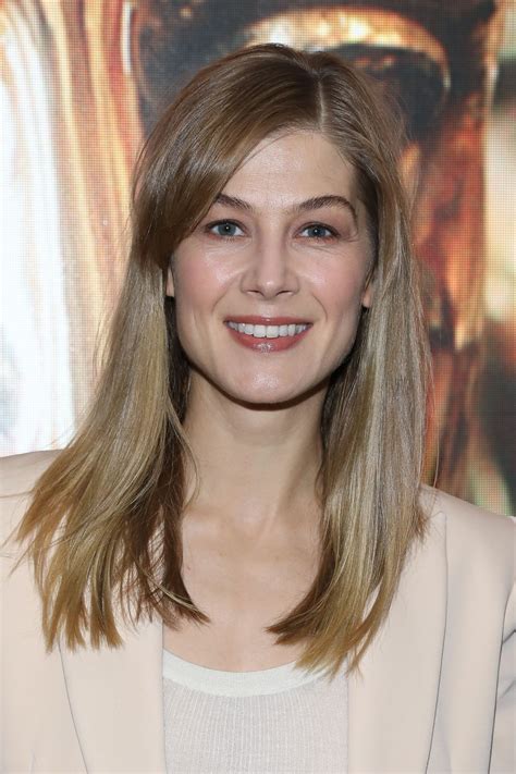 The man from whose satirical, original and clever mind marla sprung. Rosamund Pike - "A Private War" BAFTA Film Screening in NY