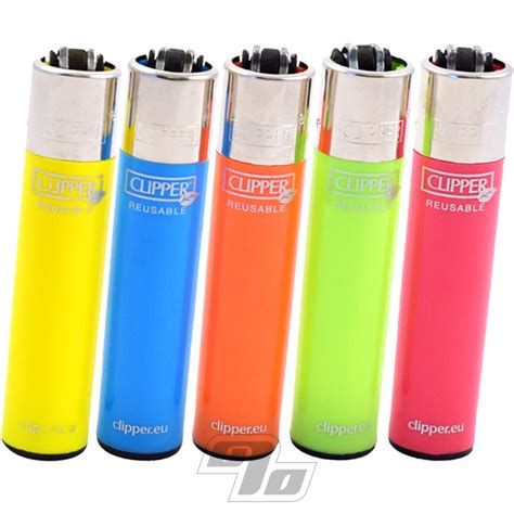 Clipper Lighter Solid Fluorescent Colors